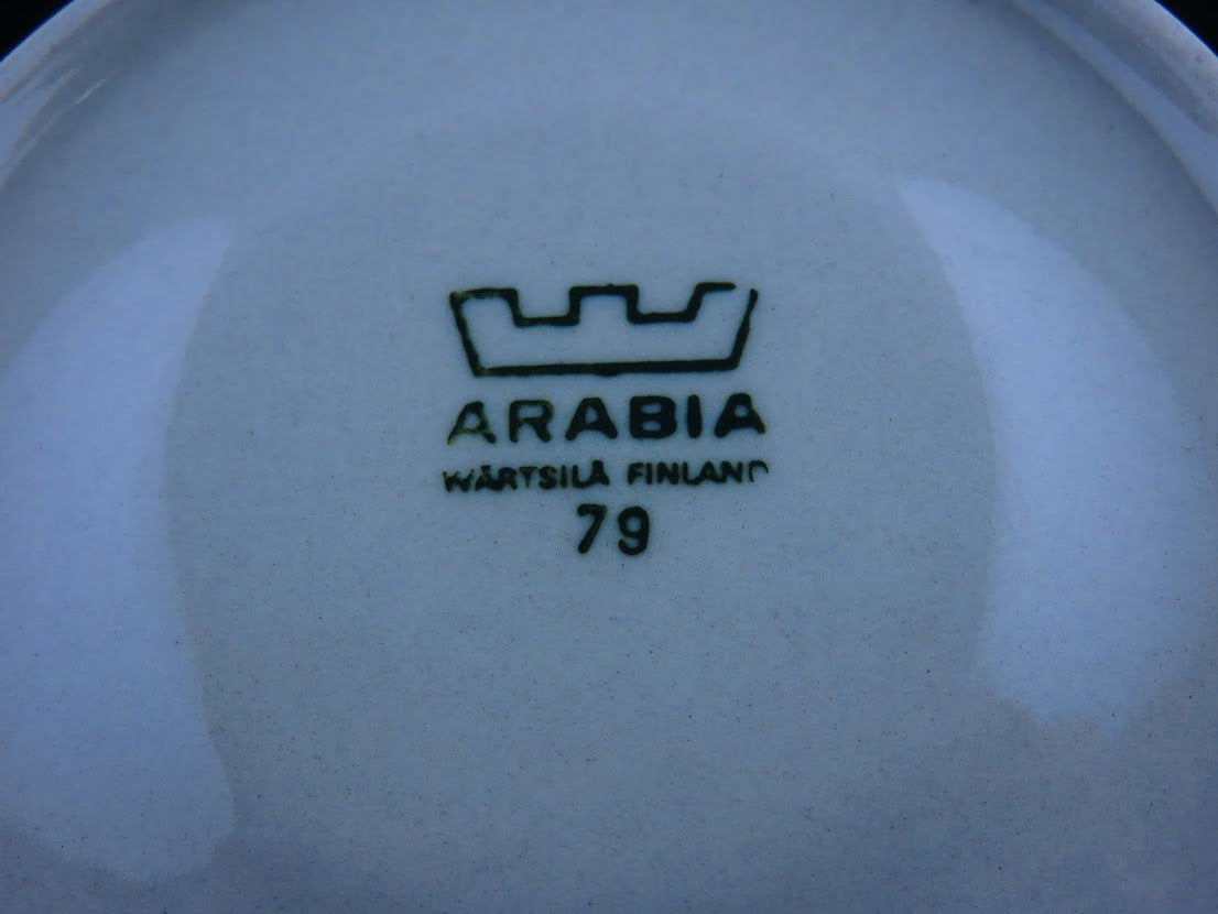 ARABIA/アラビア KARELIA/カレリア コーヒーカップ&ソーサー WARTSILA Sモデル