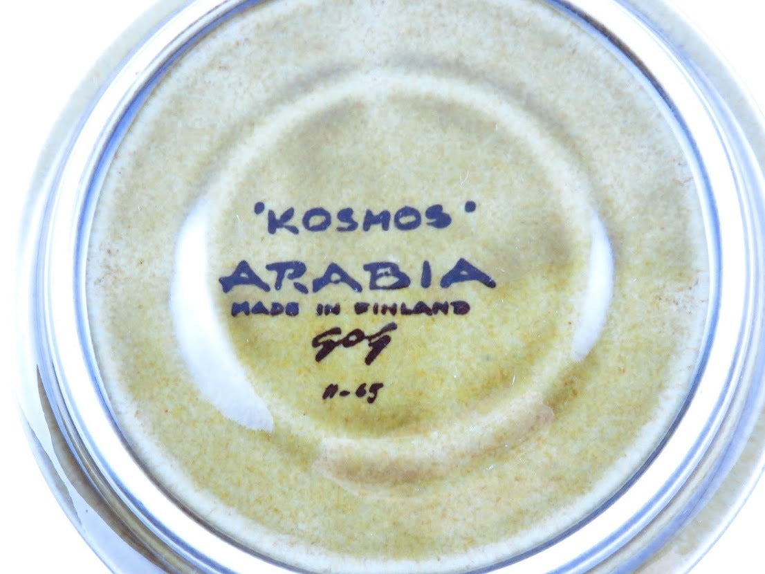 ARABIA/アラビア Kosmos/コスモス コーヒーカップ&ソーサー Gunvor Olin-Gronqvist/グンヴァル・オリン・グランクヴィスト Ulla Procope