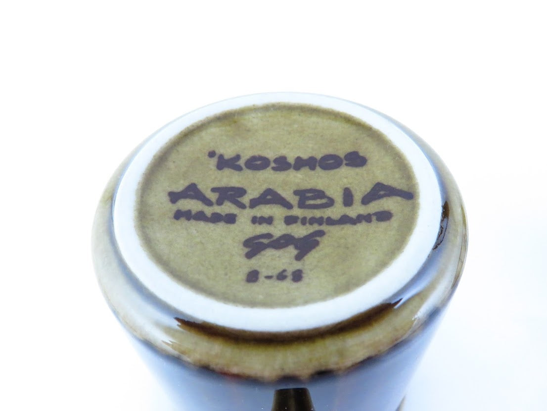 ARABIA/アラビア Kosmos/コスモス コーヒーカップ&ソーサー Gunvor Olin-Gronqvist/グンヴァル・オリン・グランクヴィスト Ulla Procope[9]