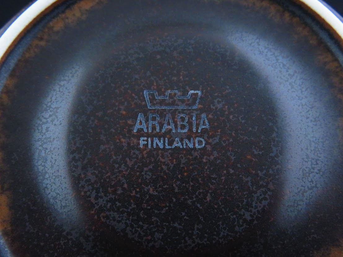 ARABIA/アラビア RUSKA/ルスカ コーヒーカップ&ソーサー Ulla Procope/ウラ・プロコッペ バックスタンプ(刻印)あり