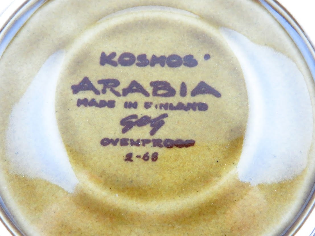 ARABIA/アラビア Kosmos/コスモス コーヒーカップ&ソーサー Gunvor Olin-Gronqvist/グンヴァル・オリン・グランクヴィスト Ulla Procope[7]